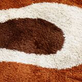 Round carpet Desso kinetic, wool, Netherlands, circa 1970