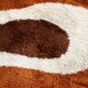 Round carpet Desso kinetic, wool, Netherlands, circa 1970
