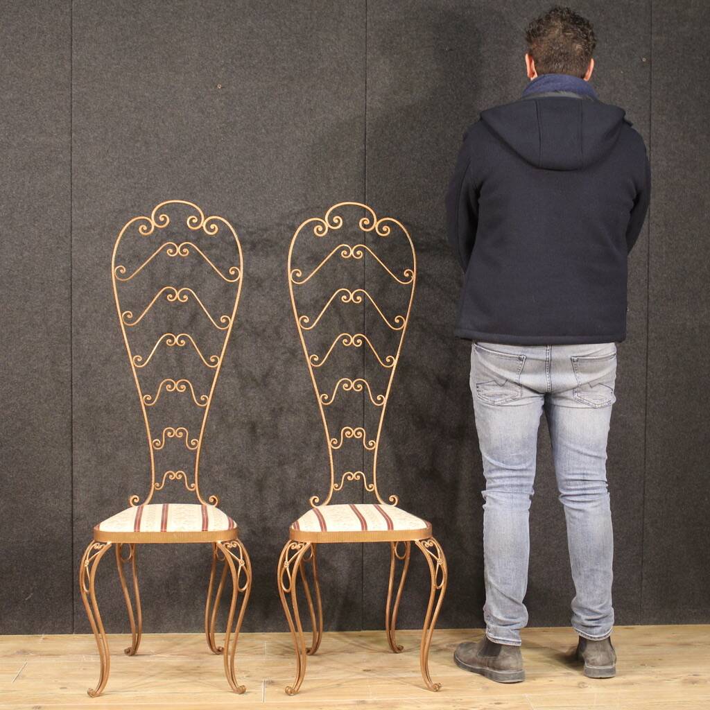 Pair of Italian chairs from the 60s Pier Luigi Colli