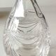 Lorraine crystal design carafe/gérard model. empire style decor. height 28 cm