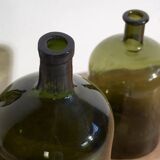 Anciennes bouteilles vert olive (vers 1920). Ensemble 3 pièces #11