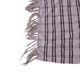 White and black checkered tablecloth from Morocco - 193 x 339 cm
