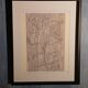 Tableau Vintage Art Optique - Victor Vasarely - Frame 40x40cm