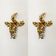 Set of 2 Amazing Italian Hollywood Regency Gilded Wall Lamps by Hans Kögl