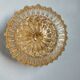 Prisma round ceiling lamp/wall lamp in vintage glossy glass