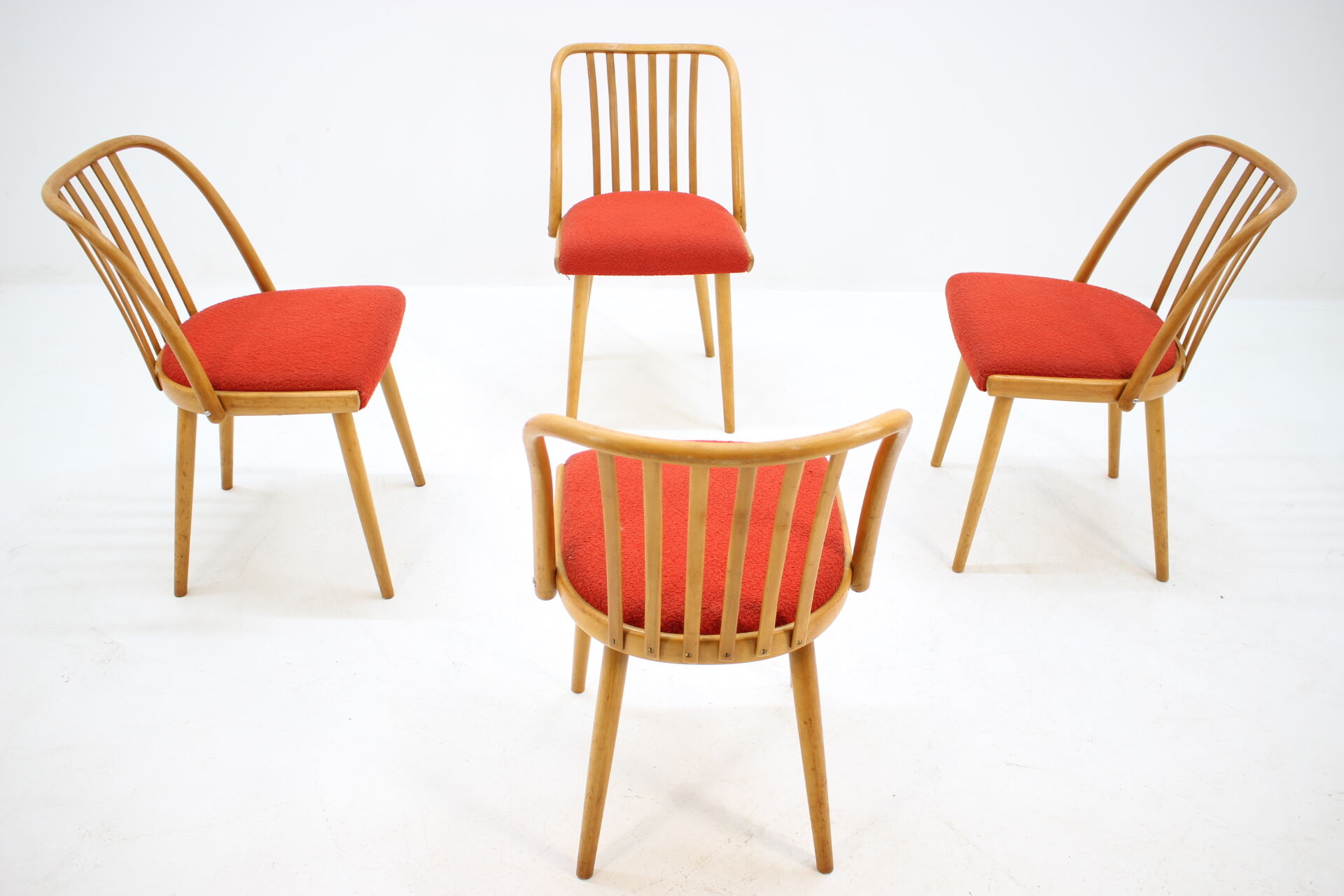 Set of four dining chairs by Antonín Šuman, 1960s