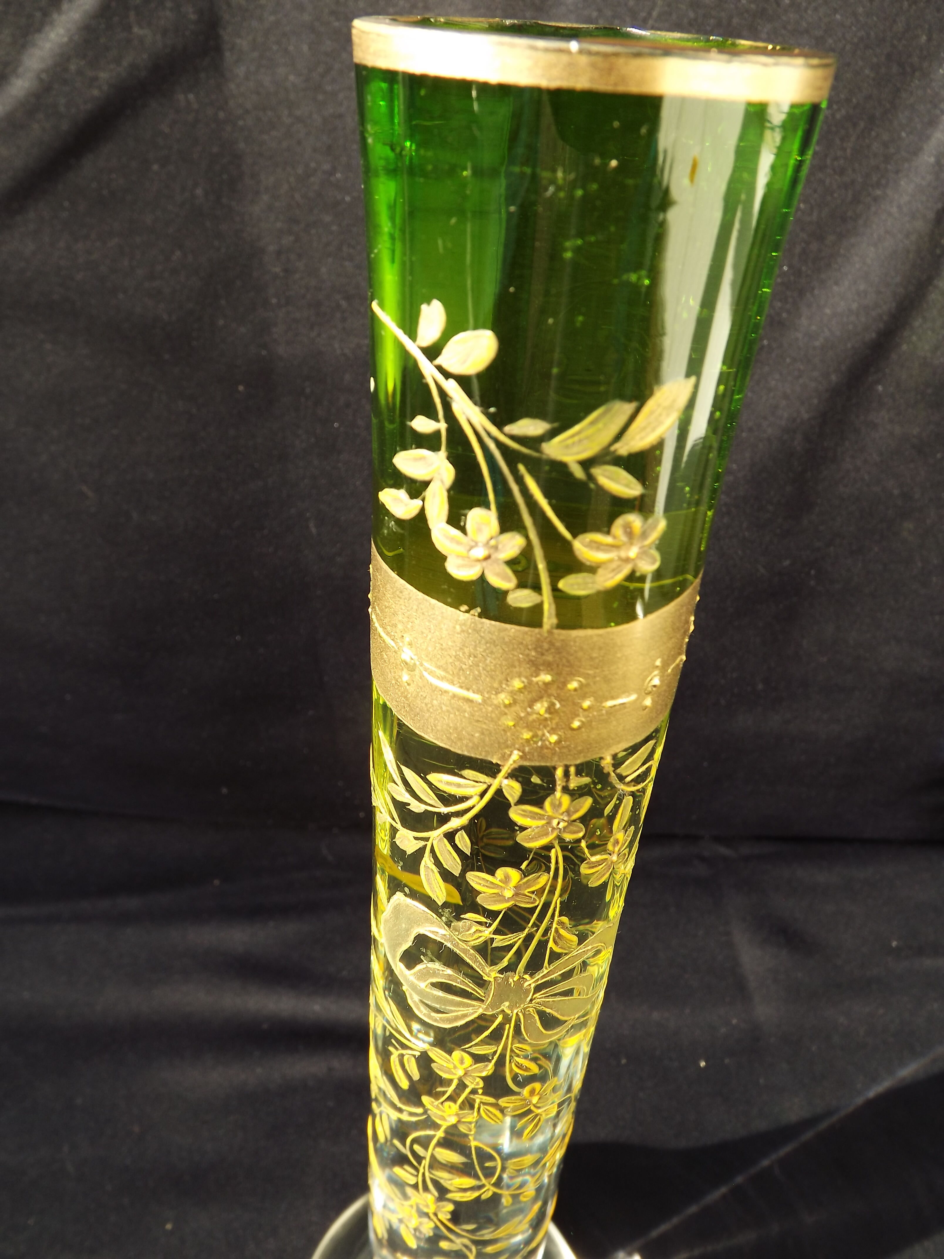 Vase art nouveau Moser