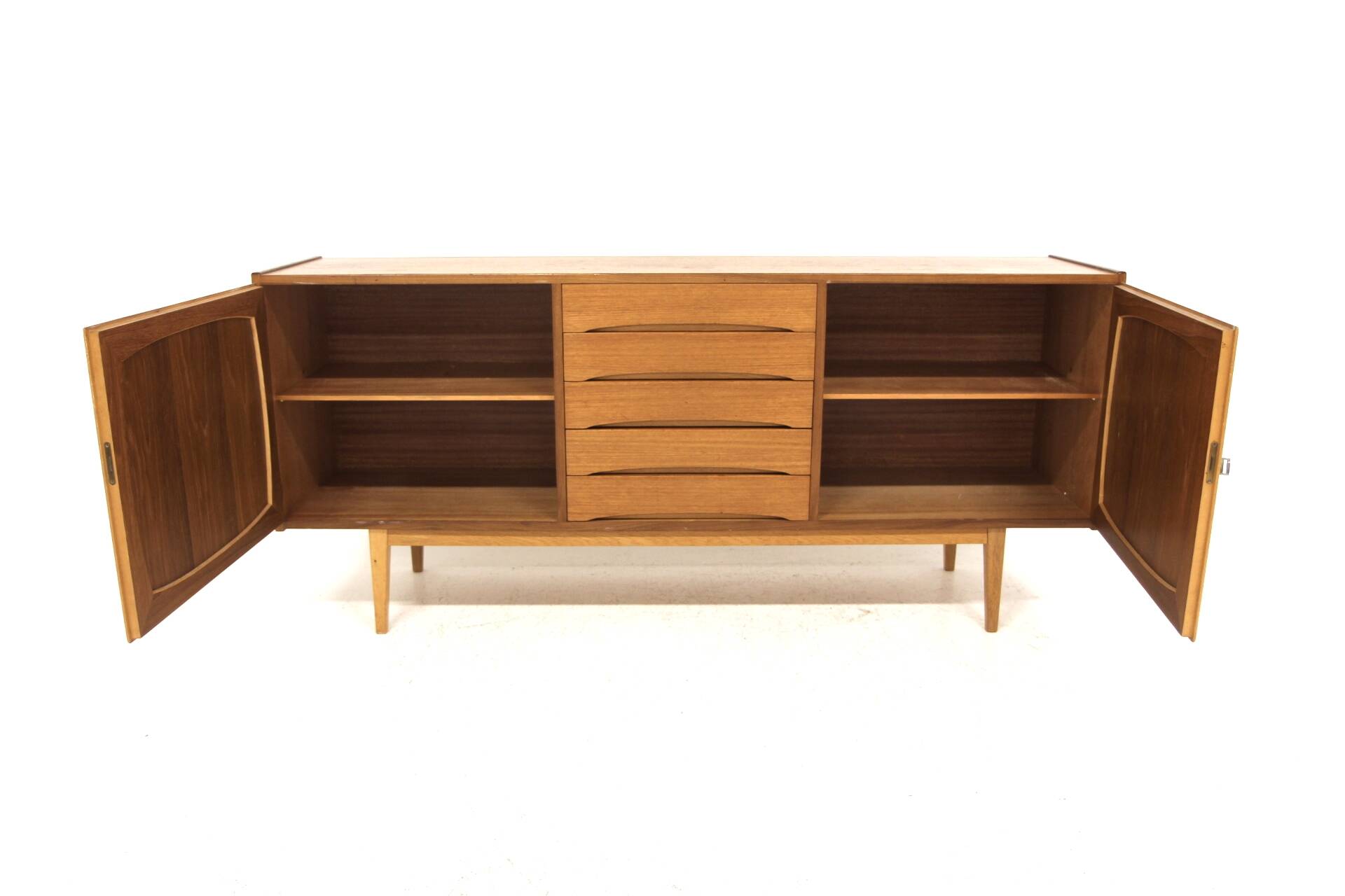 Scandinavian teak and oak enfilade, Sweden, 1960