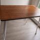 Industrial wood-effect table – 120 x 60 cm