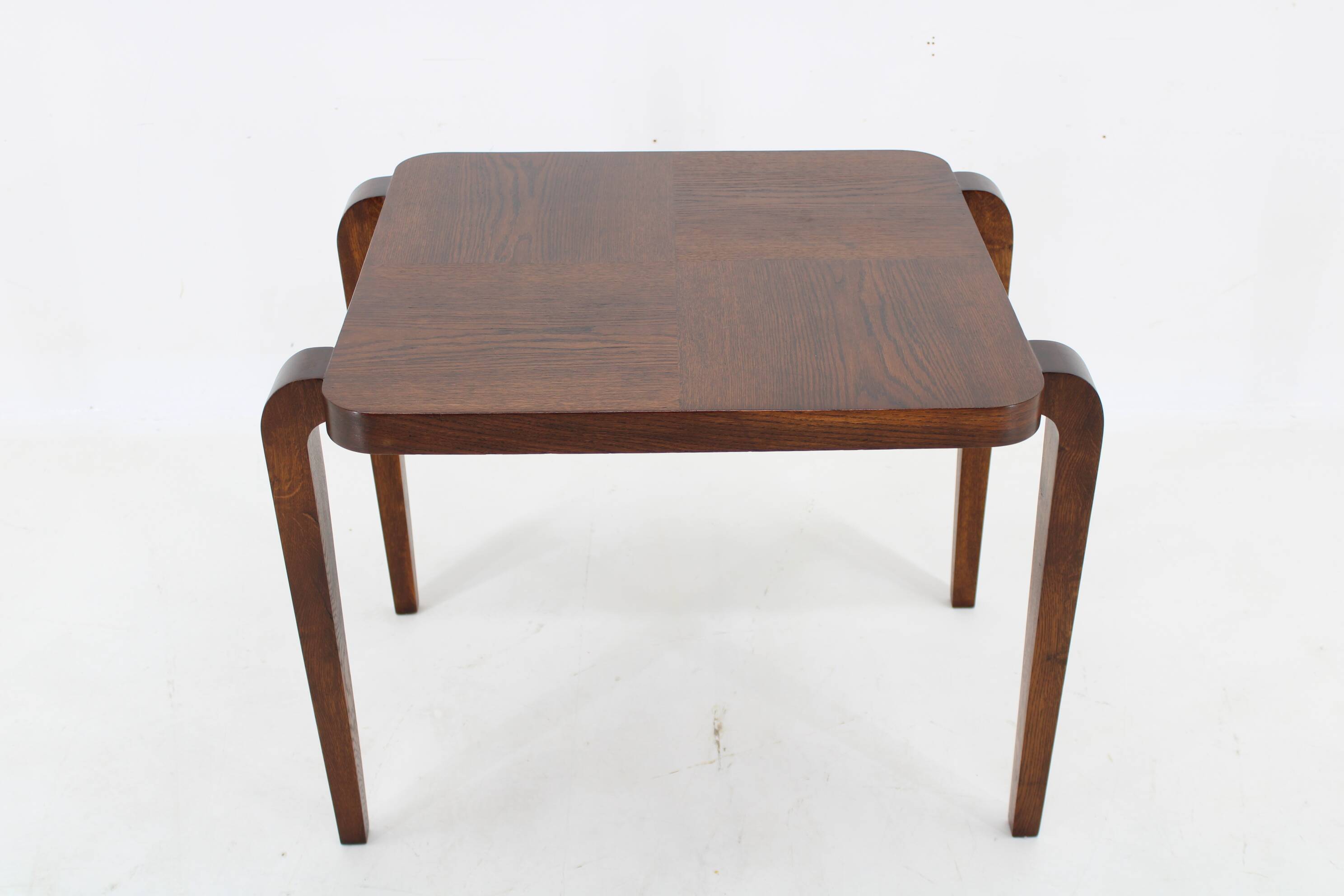 1940s rare art deco "spider" table, czechoslovakia
