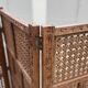 Vintage Indian screen in solid rosewood (Sheesham)