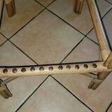 Vintage rattan bar stools