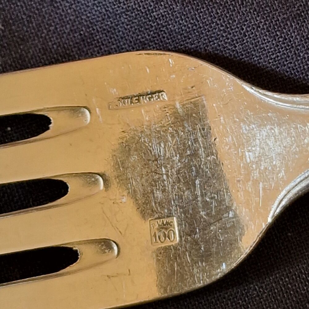 Menagere boulenger in silver metal model regency / Berry