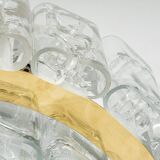 Glass tube chandelier from Murano by Doria, Germany, 1960s.