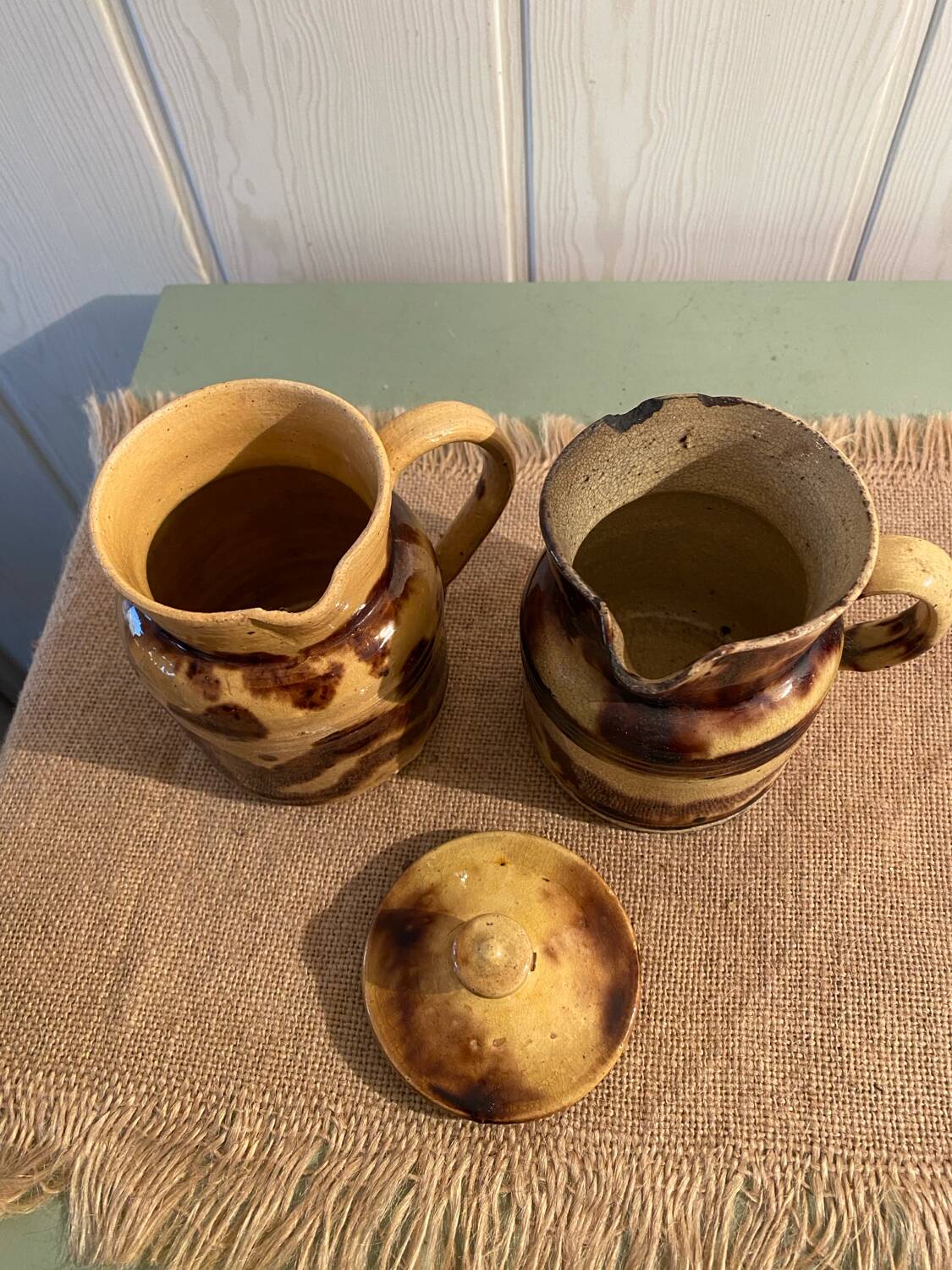 Old French Dieulefit pitcher