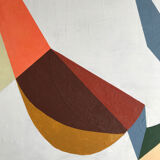 Contemporary abstract painting framed - oil on canvas - 85 x 65 cm