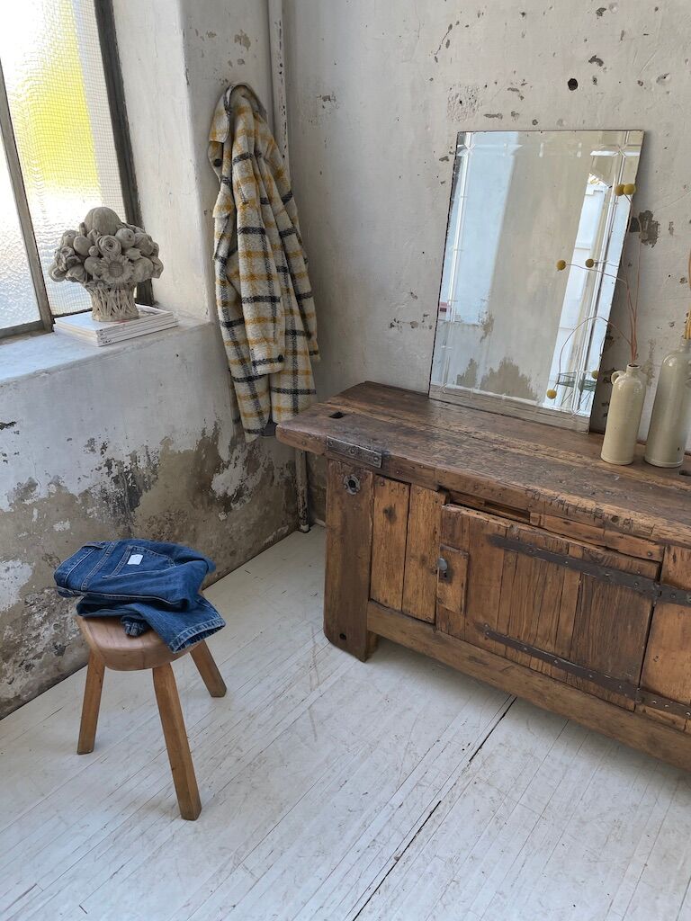 Established former brutalist console oak pine