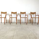Mid century scandinavian dining chairs, set of 4, 1960s