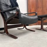 2 "Siesta" armchairs with their ottomans by Ingmar Relling, circa 1970