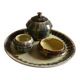 Sauveur Lunetta in Vallauris Vintage Ceramic 1950 Smoking Set
