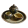 Sauveur Lunetta in Vallauris Vintage Ceramic 1950 Smoking Set