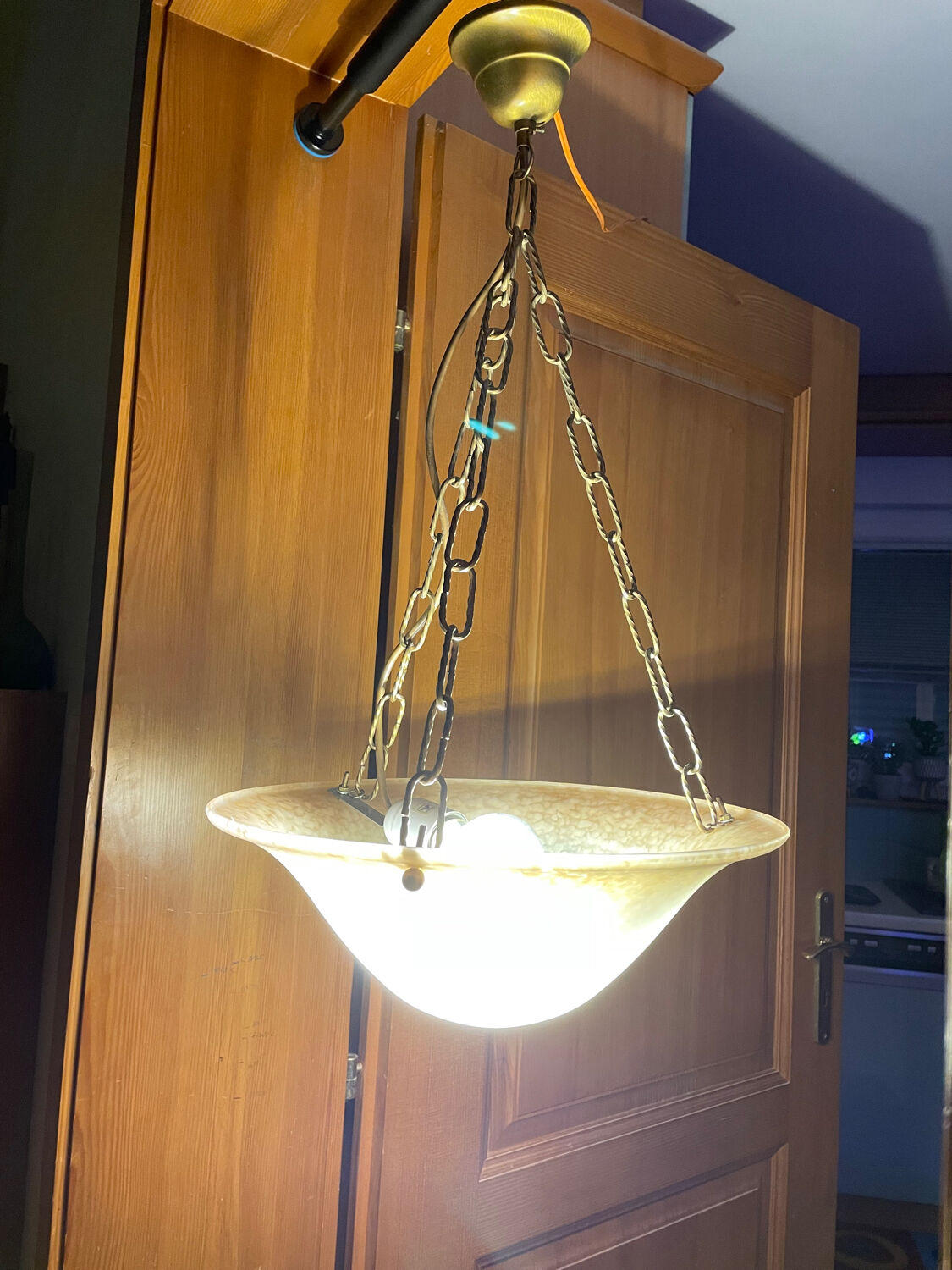 Lustre pâte de verre Vianne