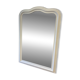 Louis Philippe mirror patinated in white by a lacquer artisan