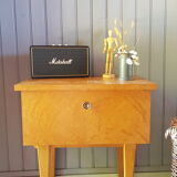 Compass foot bedside table