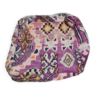 Handmade bohemian Berber pouf 60 X 60 X 25 CM