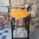 Wooden and metal workshop stool
