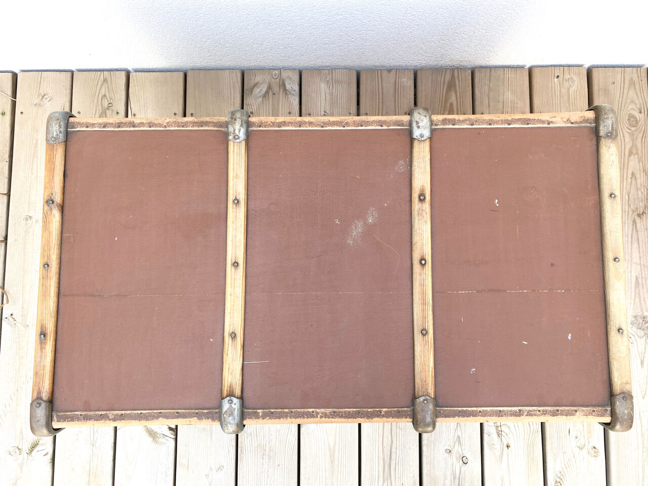 Ancient travel trunk