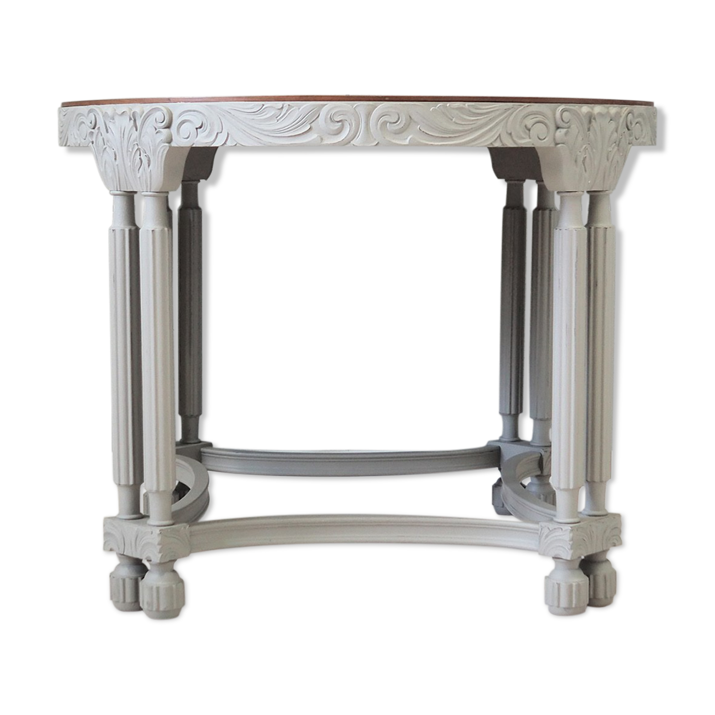 Table basse en chêne, design danois, années 40