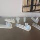 9 doors art deco knives in opalescent glass, bestiary.