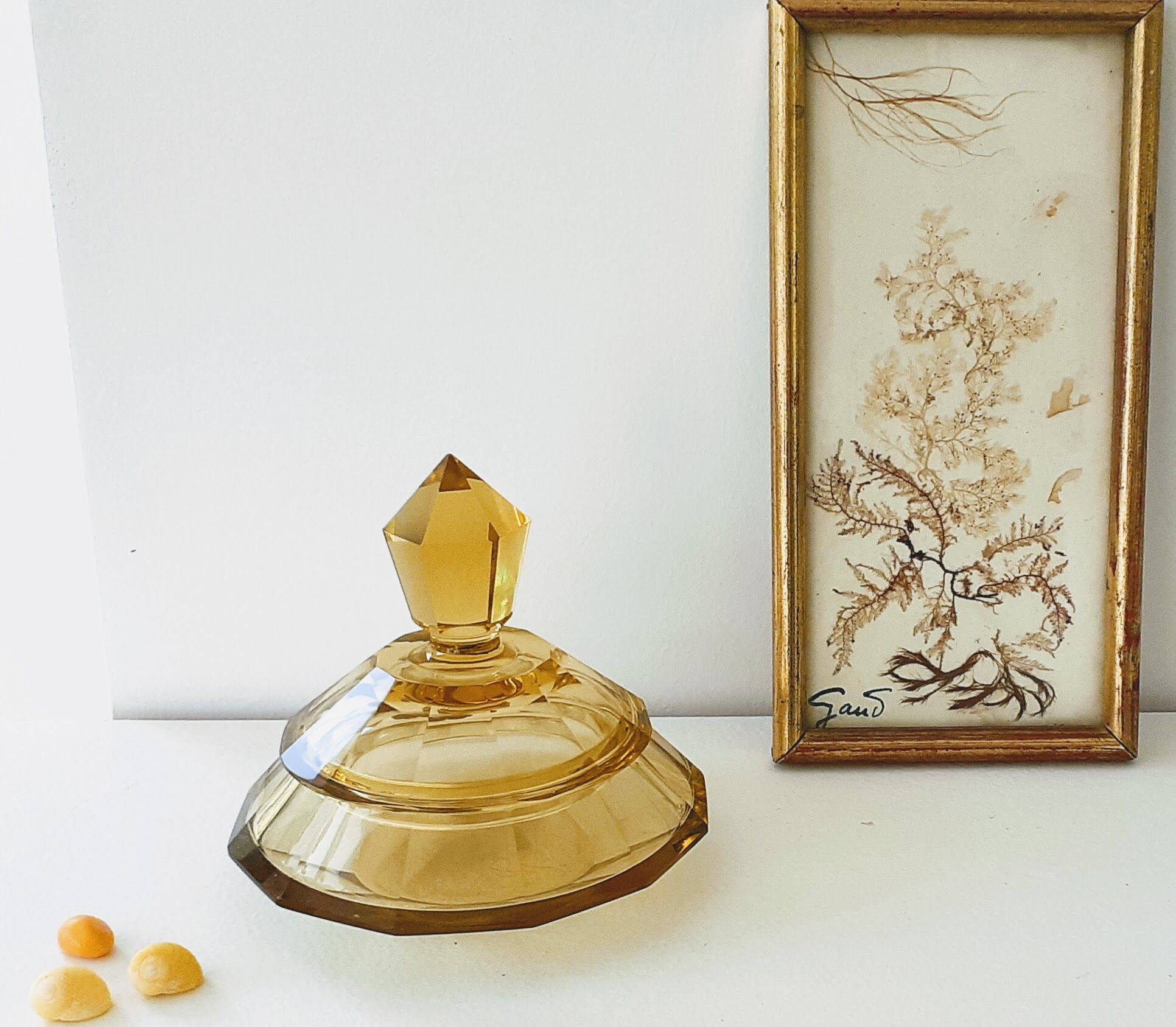 Ancient Bohemian crystal candy