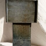 Japanese vase hanaire ikebana freeform mid century