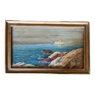 Pelissier - huile sur toile - méditerranée