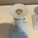 Pair of porcelain candlesticks