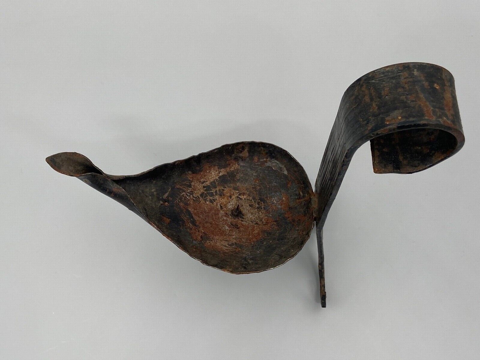 Candlestick brutalist ironwork 1970