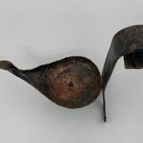 Candlestick brutalist ironwork 1970