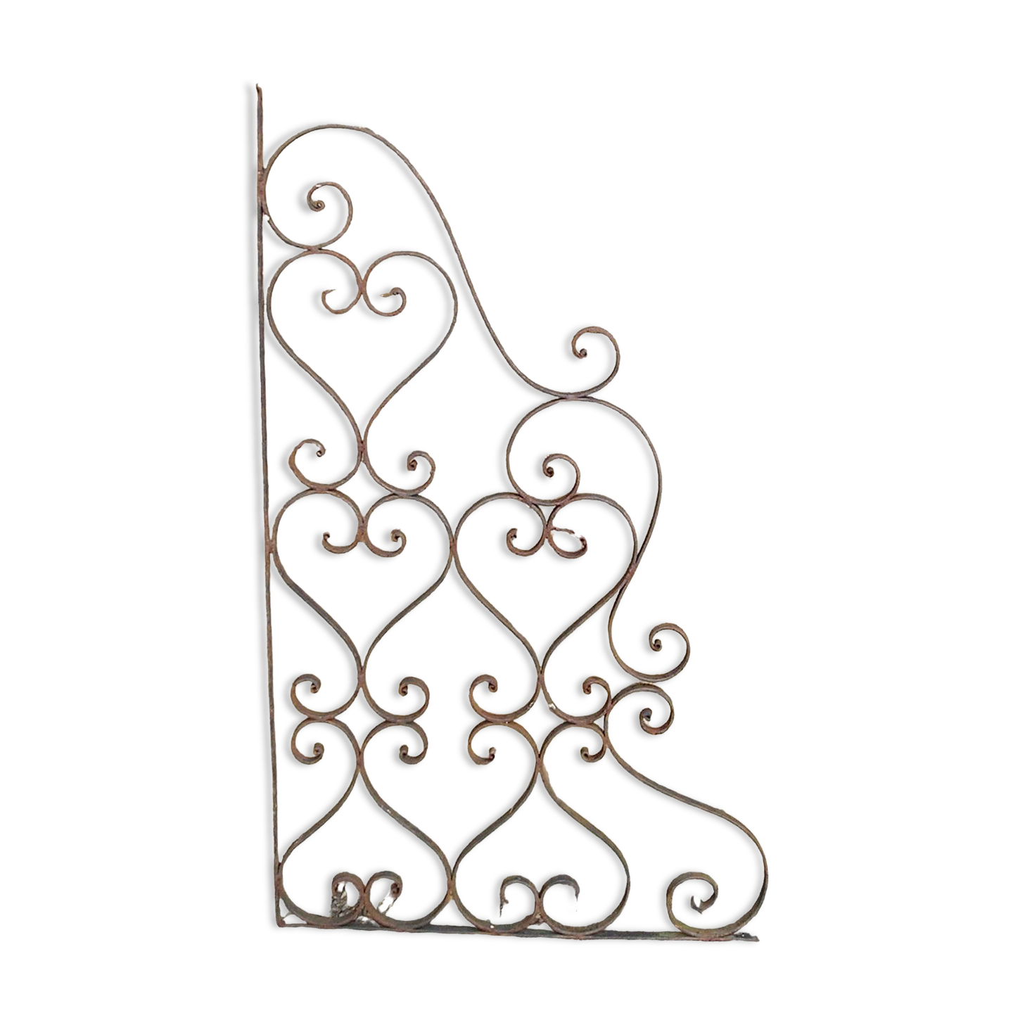 Grille de séparation en fer forgé