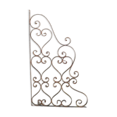 Grille de séparation en fer forgé