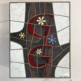 Table d'appoint en céramique par Paul Vermeire pour Perignem, années 1960.