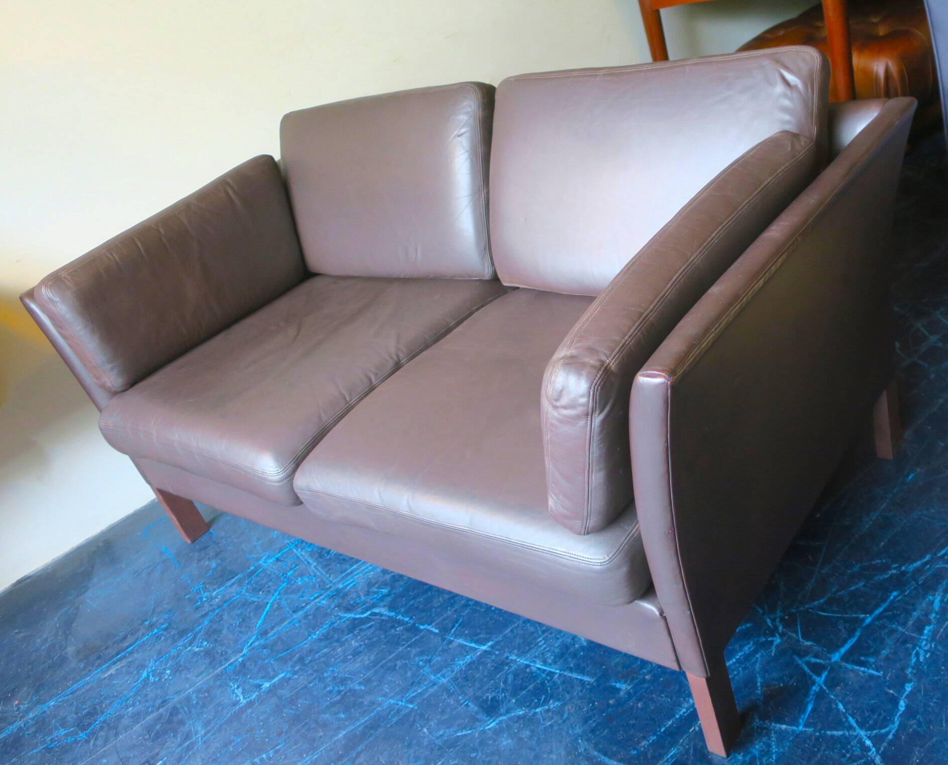 Danish mid century sofa with down filled cushions, 1970