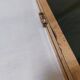 Pare-feu de cheminée vintage en verre fumé et métal doré