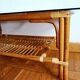 Vintage 1960s rattan coffee table