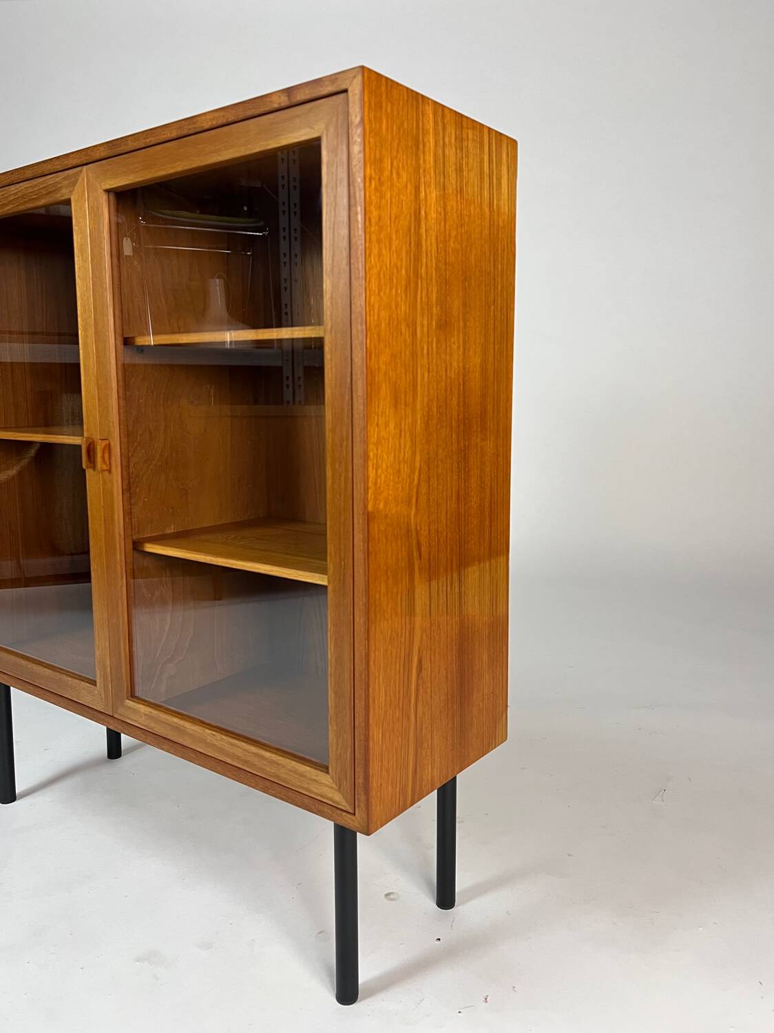 Danish teak display cabinet highboard Kristiansen vintage 60s