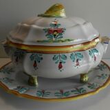 Soupiere " l' antica deruta " faience italienne