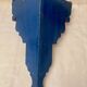 Painted Wood Corner Shelf
