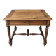 Ancienne table à écrire d'appoint bureau en bois massif 