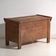 Antique carved pine chest – Central Europe, circa 1850